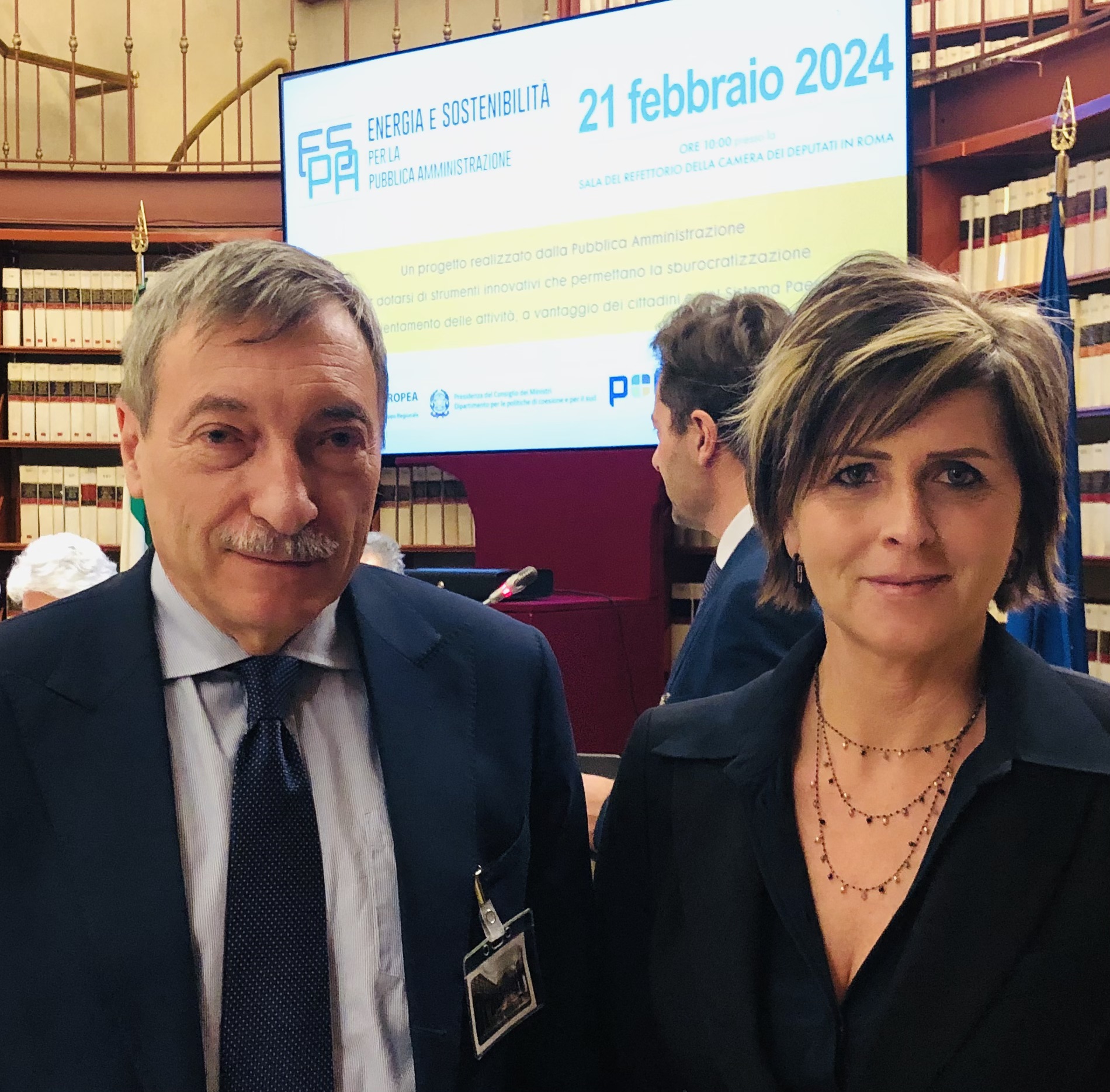 Erica Mazzetti e Gilberto Dialuce